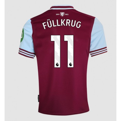 Dres West Ham United Niclas Fullkrug #11 Domaci 2024-25 Kratak Rukav